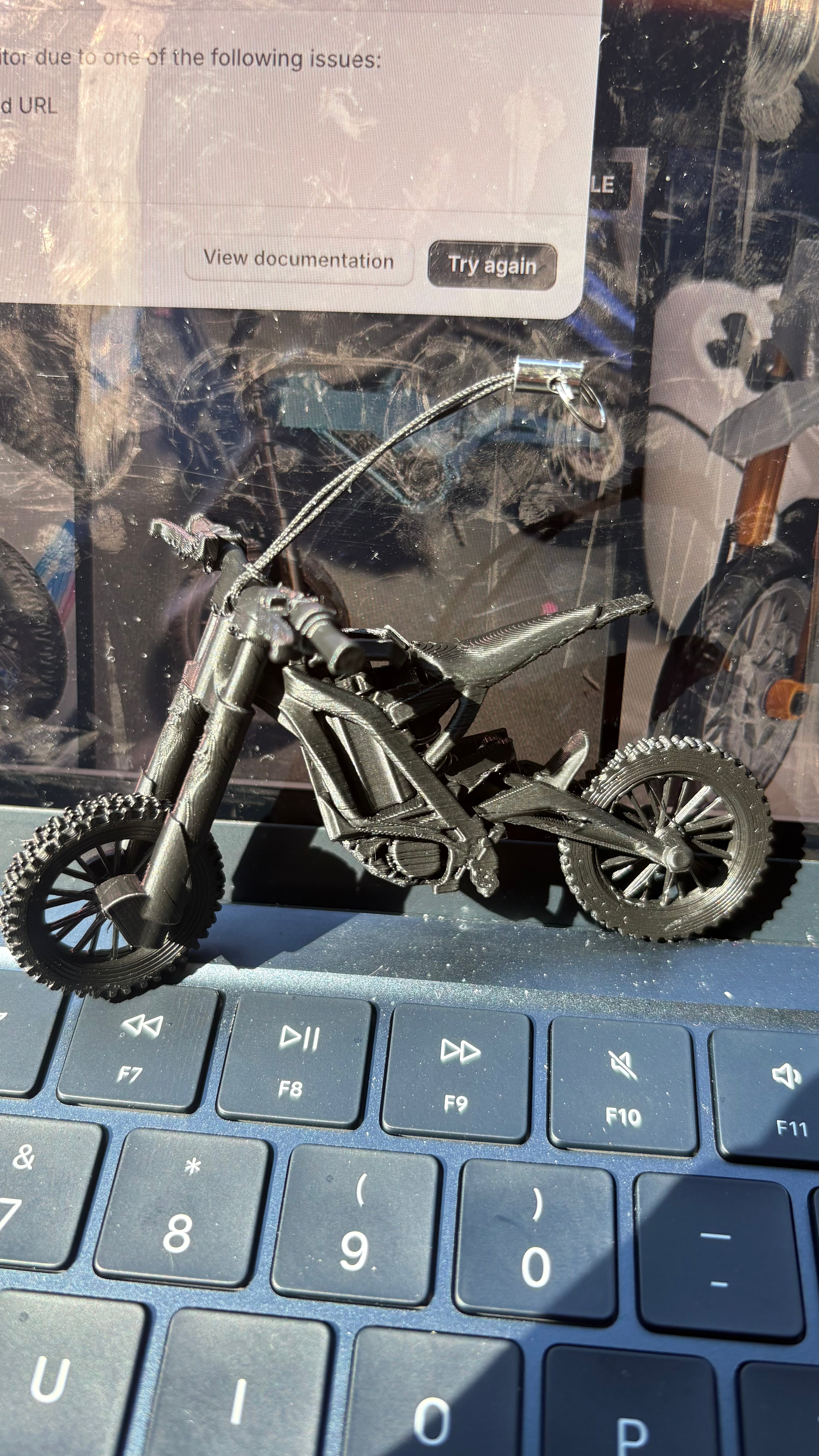 mini mini surron keychain