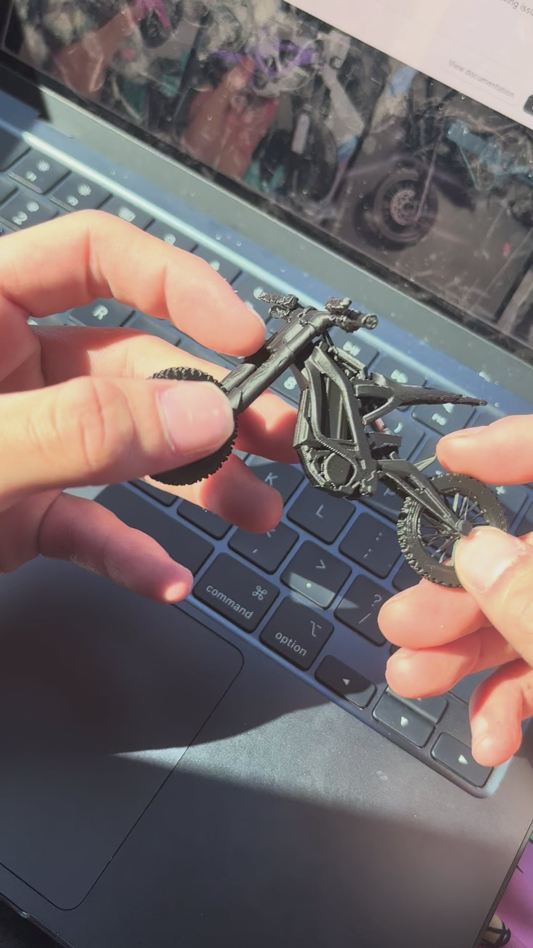 mini mini surron keychain